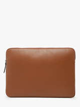 Housse Ordinateur Flandres Pc 15'' Cuir Etrier Marron flandres EFLA8835