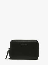 Coin Purse Leather Etrier Black oxer EOXE096M