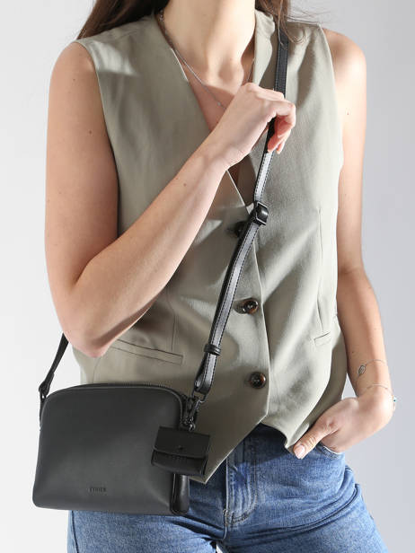 Sac BandouliÃ¨re Oxer Cuir Etrier Noir oxer EOXE125M vue secondaire 1