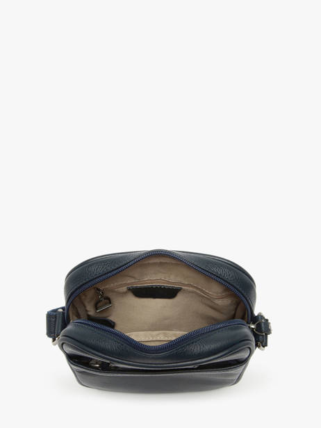 Sac BandouliÃ¨re Flandres Cuir Etrier Bleu flandres EFLA729M vue secondaire 3